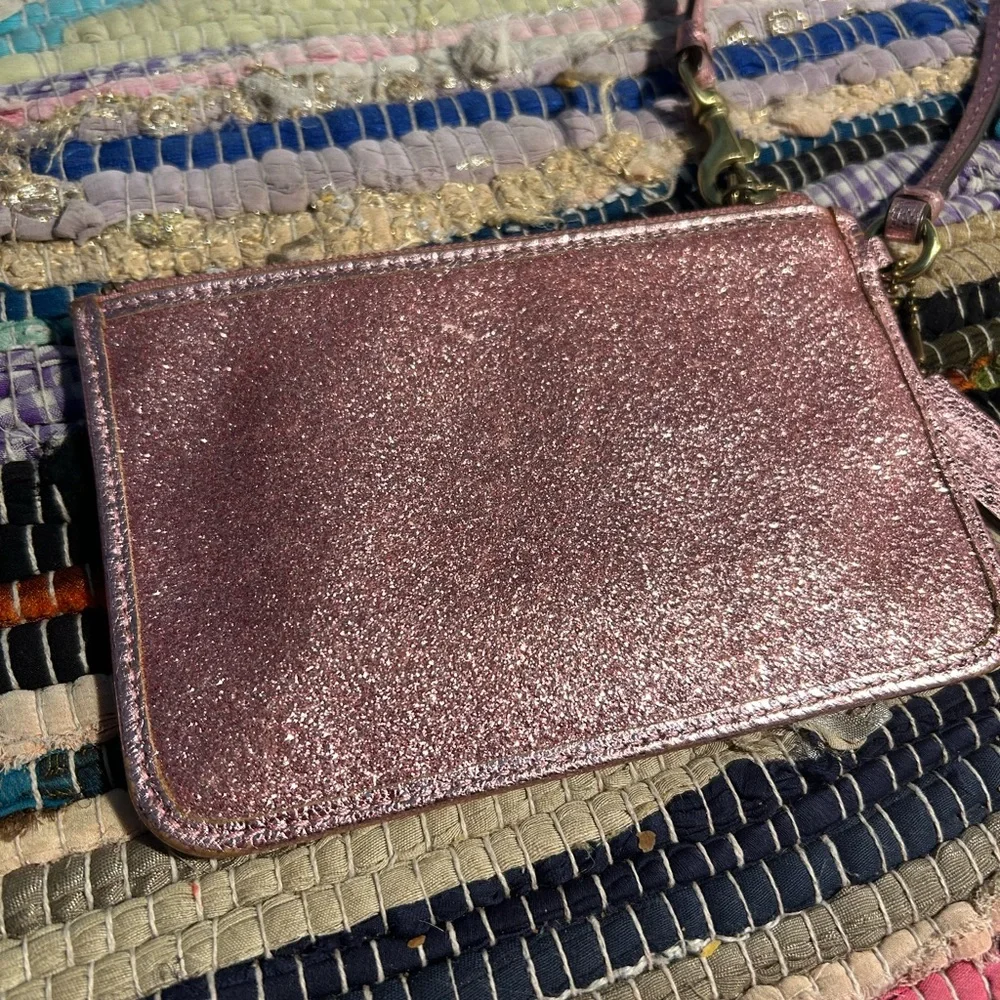 Coach Pink Wristlet Bag 💕
